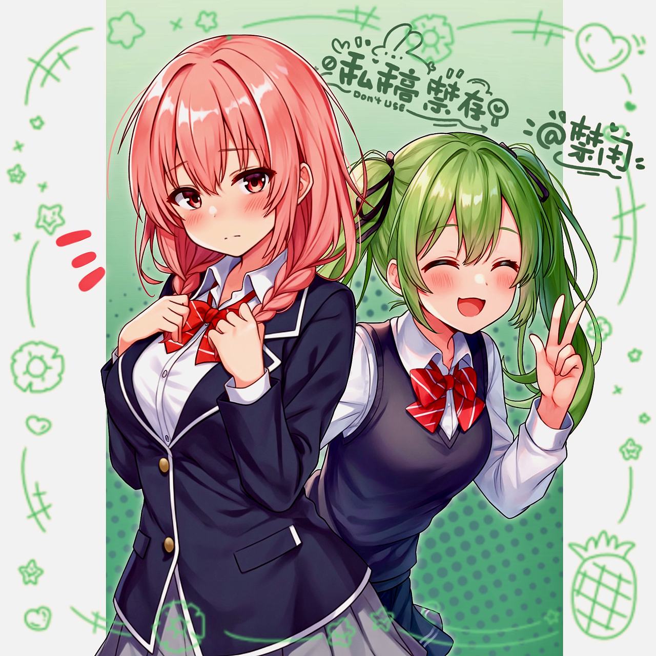 少女漫画（图ZMzg2Njg2MTU2） - 单幅漫画 - 站酷设计师蔷薇双子原创素材 - 站酷ZCOOL