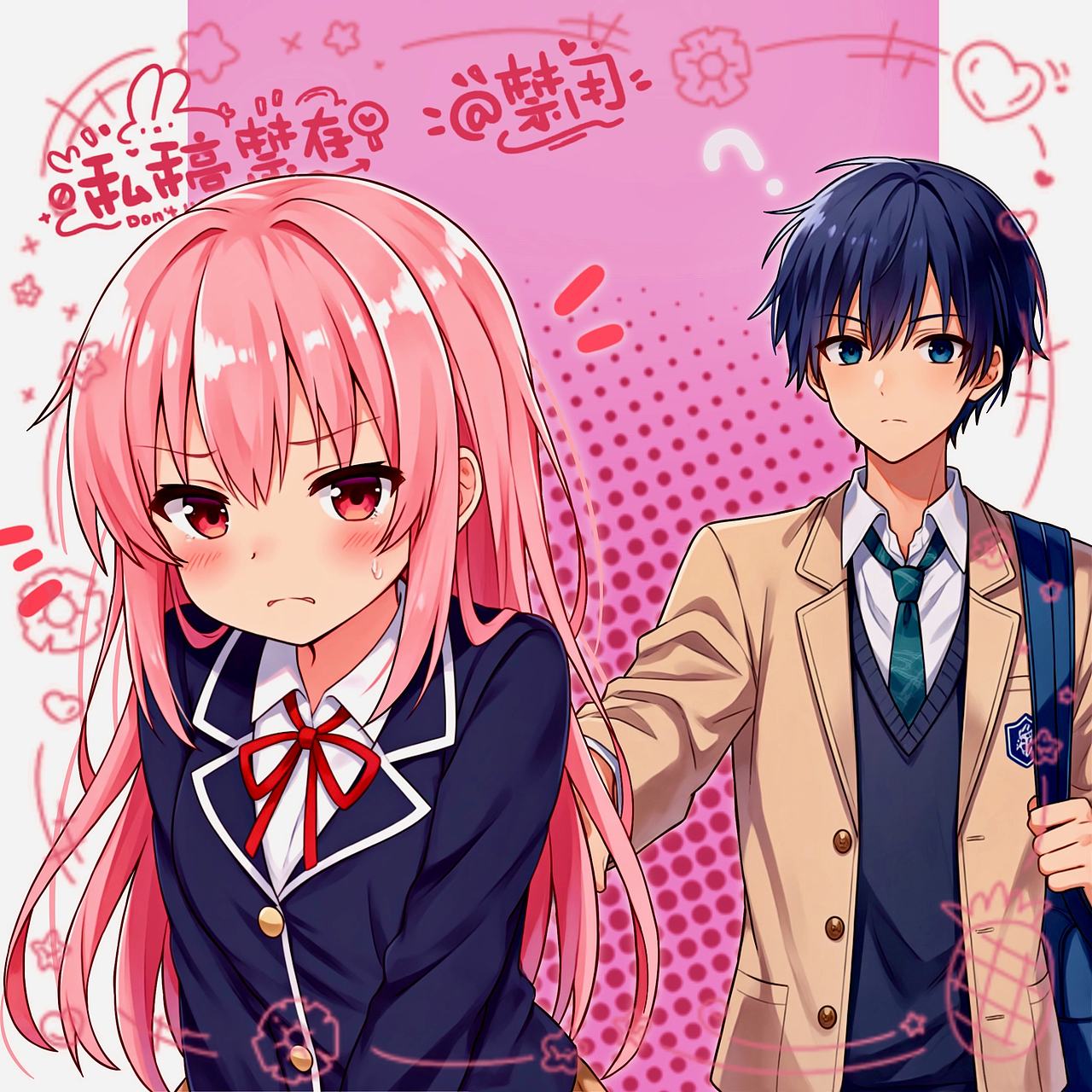 少女漫画（图ZMzg2Njg2MTUy） - 单幅漫画 - 站酷设计师蔷薇双子原创素材 - 站酷ZCOOL