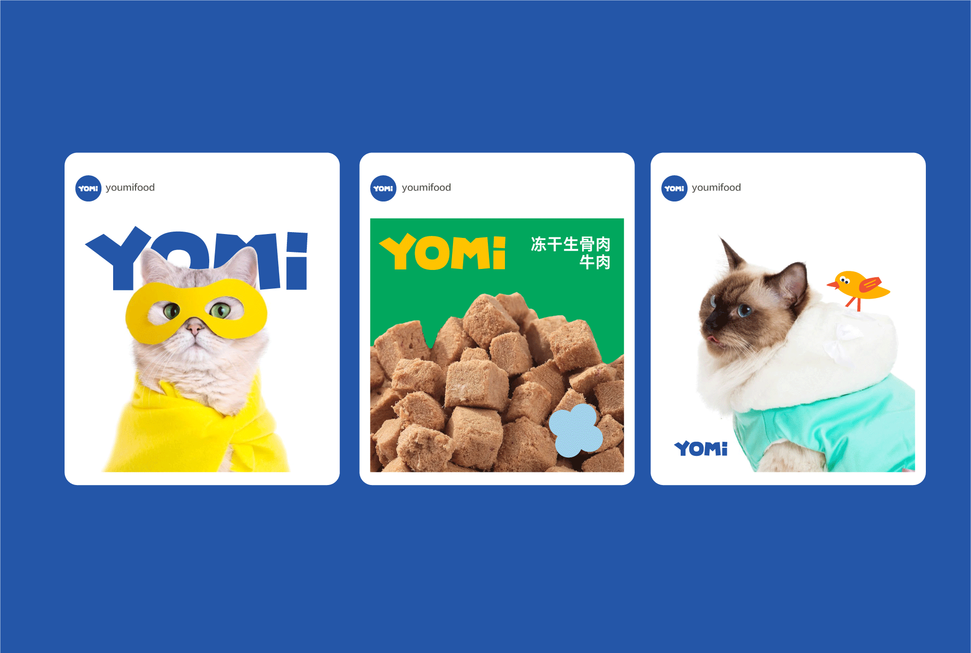 YOMI冻干生骨肉系列猫主食｜IP 包装 视觉 品牌设计（图ZMzg2NzEyMDQw） - 包装 - 站酷设计师请多关照品牌设计原创素材 - 站酷ZCOOL