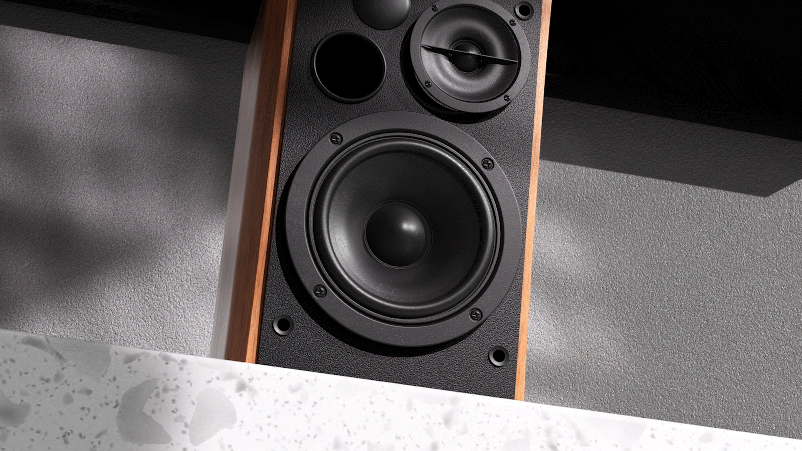 漫步者音响R1380DB三维产品展示（图ZMzg2NzEyMzEy） - 产品 - 站酷设计师寻找二丁子原创素材 - 站酷ZCOOL