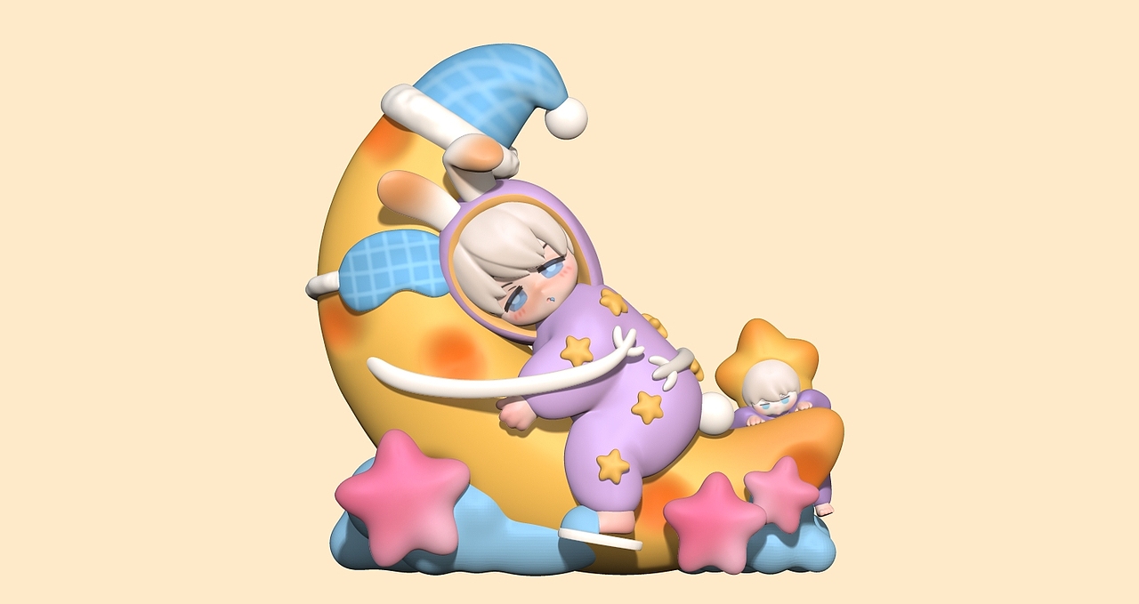 星星月亮（图ZMzg2NzE3NDky） - 人物/生物 - 站酷设计师yuki蟹原创素材 - 站酷ZCOOL