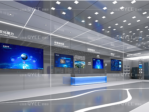 企业展厅设计-科技展厅设计