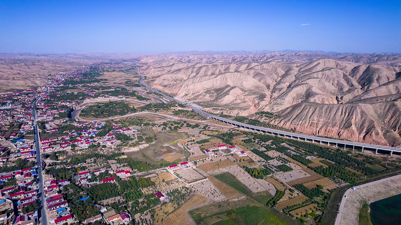 寧夏海原縣關(guān)橋新農(nóng)村（圖ZMzg2NzMzNDA0） - 人文/紀(jì)實(shí)攝影 - 站酷設(shè)計師蕭關(guān)麥客原創(chuàng)素材 - 站酷ZCOOL