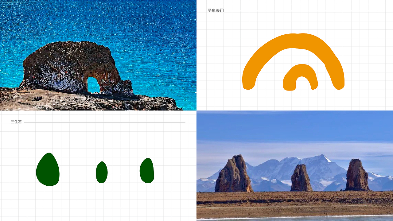 纳木措景区标识视觉系统设计 VI设计
