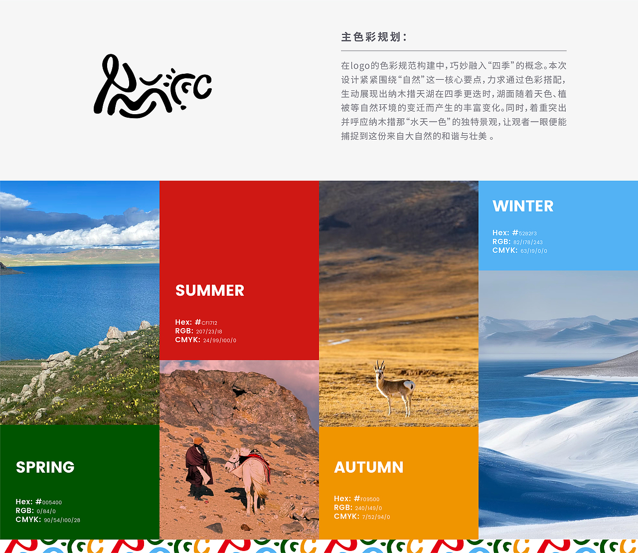 纳木措景区标识视觉系统设计 VI设计