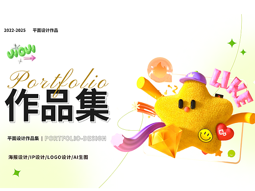 平面设计作品集（AIGC辅助设计）