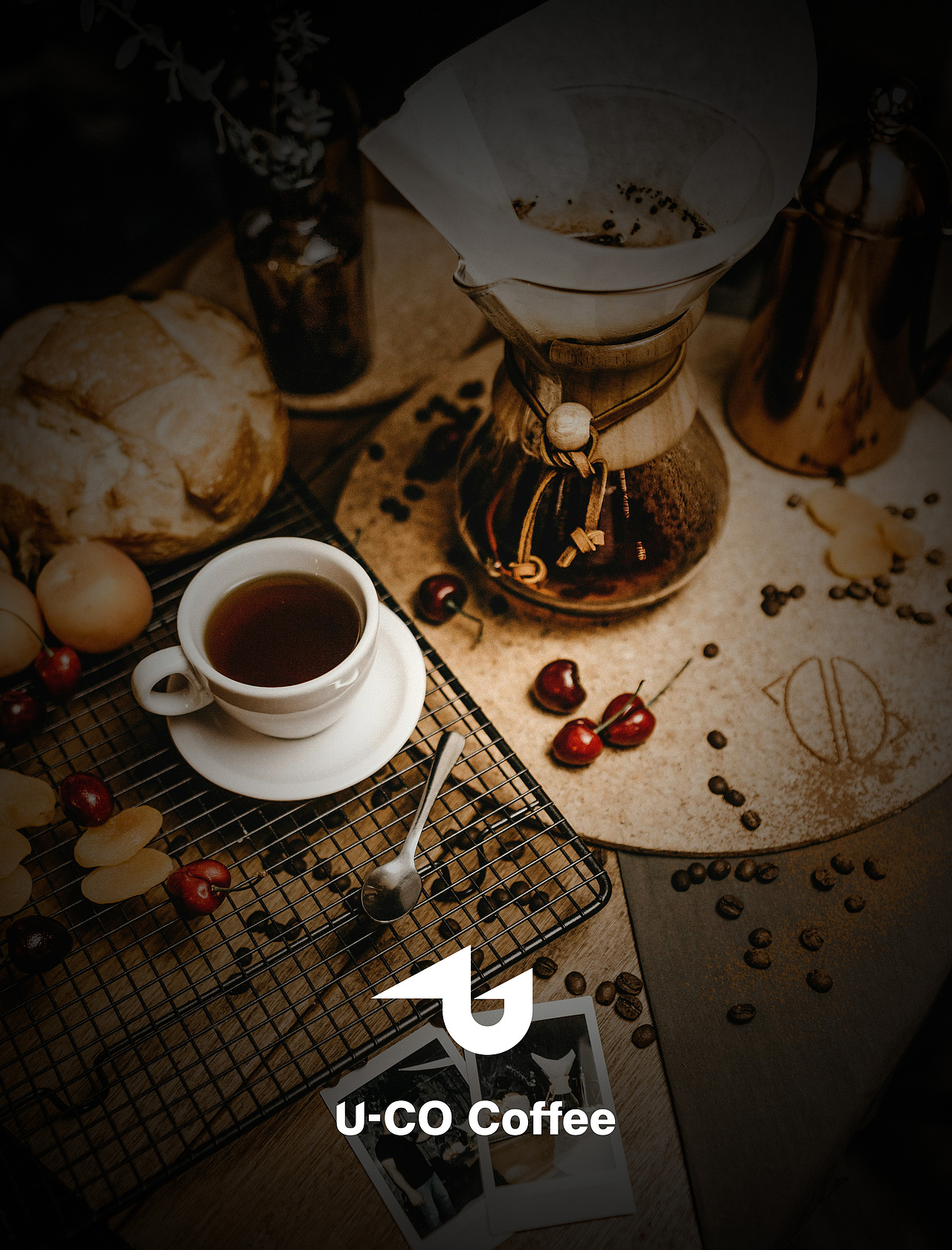 轻简时尚咖啡品牌LOGO创意设计案例