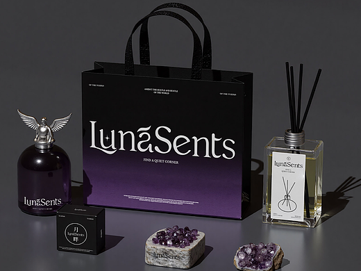 lunaScents/月畔-香薰品牌设计