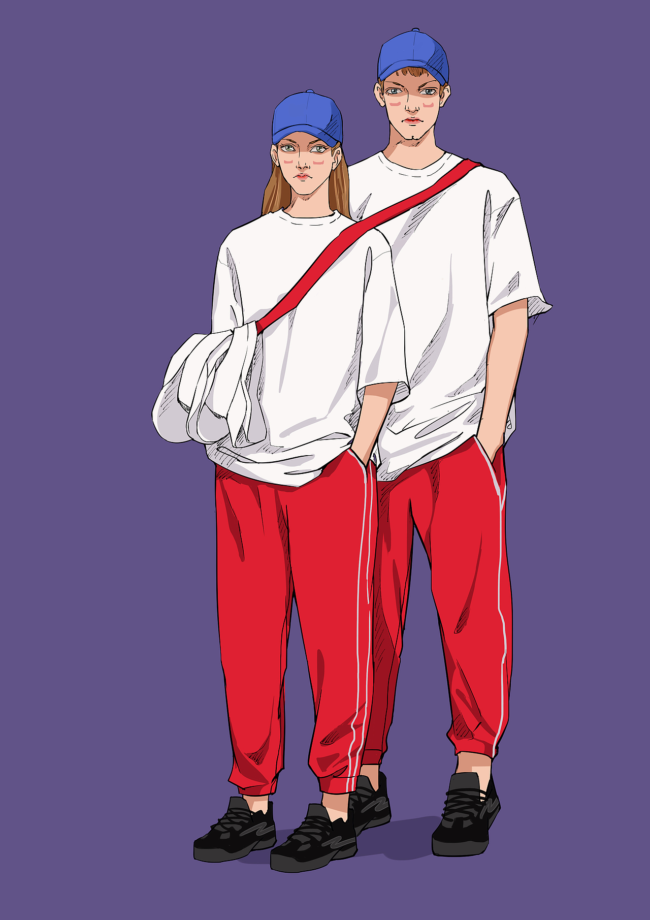 服装插画（图ZMzg2NzU0NzI4） - 商业插画 - 站酷设计师是小黑HEI呀原创素材 - 站酷ZCOOL