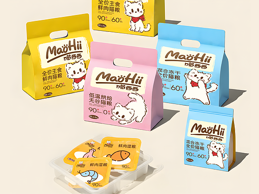 MAOHII喵西西 | 宠物 包装 Logo 猫 视觉 品牌形象