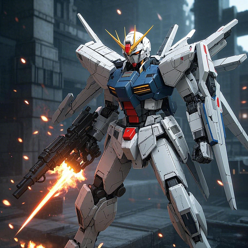 AI高达（图ZMzg2NzYwMTY4） - AI作品 - 站酷设计师拳太阳原创素材 - 站酷ZCOOL