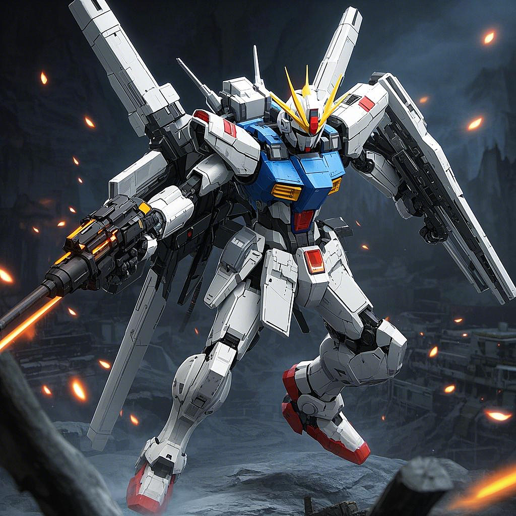 AI高达（图ZMzg2NzYwMTU2） - AI作品 - 站酷设计师拳太阳原创素材 - 站酷ZCOOL