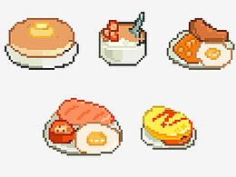 【临摹】食物像素画