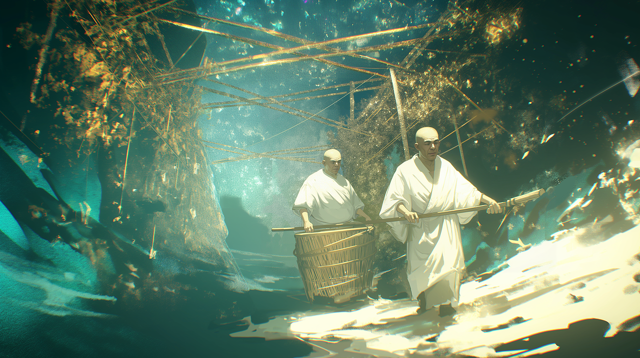 文旅大佛寺AIGC创意故事片——《三生圣迹》