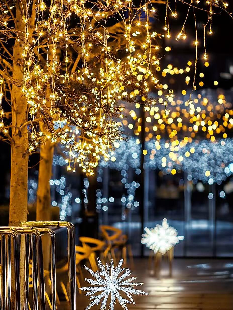 灯光氛围布置：活动现场的氛围塑造大师（图ZMzg2NzcyMjQ4） - 景观设计 - 站酷设计师蚂蚁美陈道具工厂原创素材 - 站酷ZCOOL