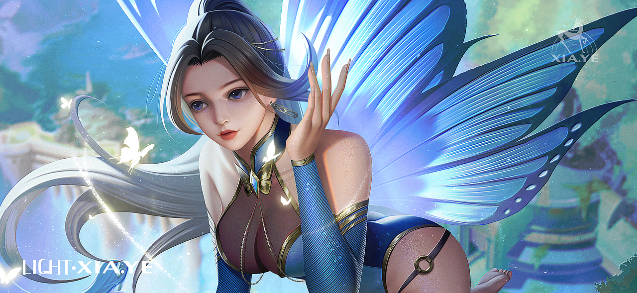 LIGHT蝶灵之境·光翼纪元（图ZMzg2NzczMzE2） - 概念设定 - 站酷设计师画画的夏夜原创素材 - 站酷ZCOOL