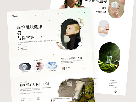 Web Design—美妆