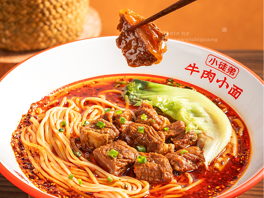 牛肉小面拍摄