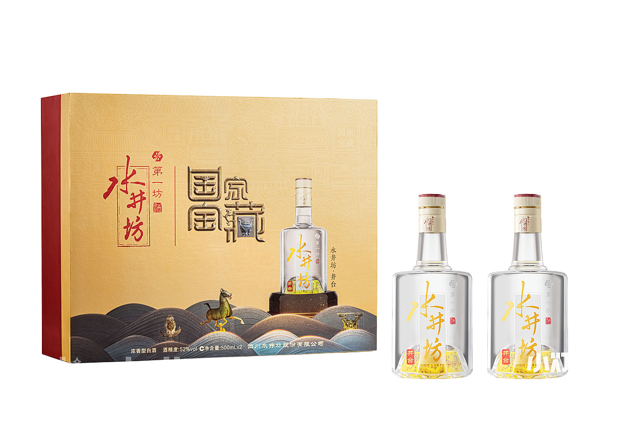 酒水摄影｜水井坊国家宝藏 精修白底图 产品摄影（图ZMzg2Nzk1MDMy） - 产品摄影 - 站酷设计师小灯泡视觉原创素材 - 站酷ZCOOL