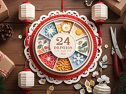 24節(jié)氣海報剪紙風(fēng)合集