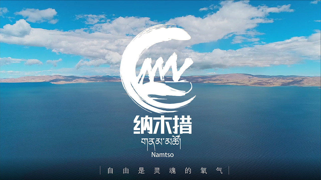 纳木措logo标识设计