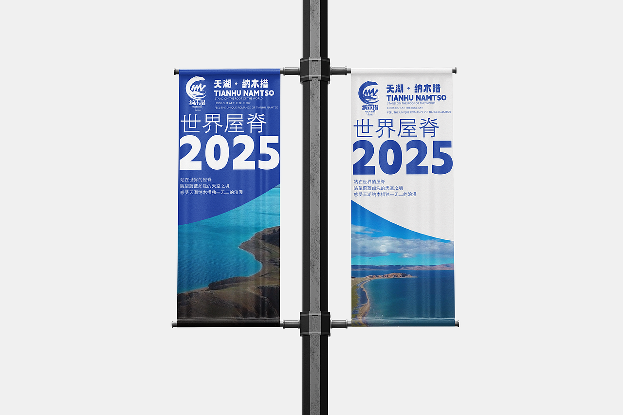 纳木措logo标识设计