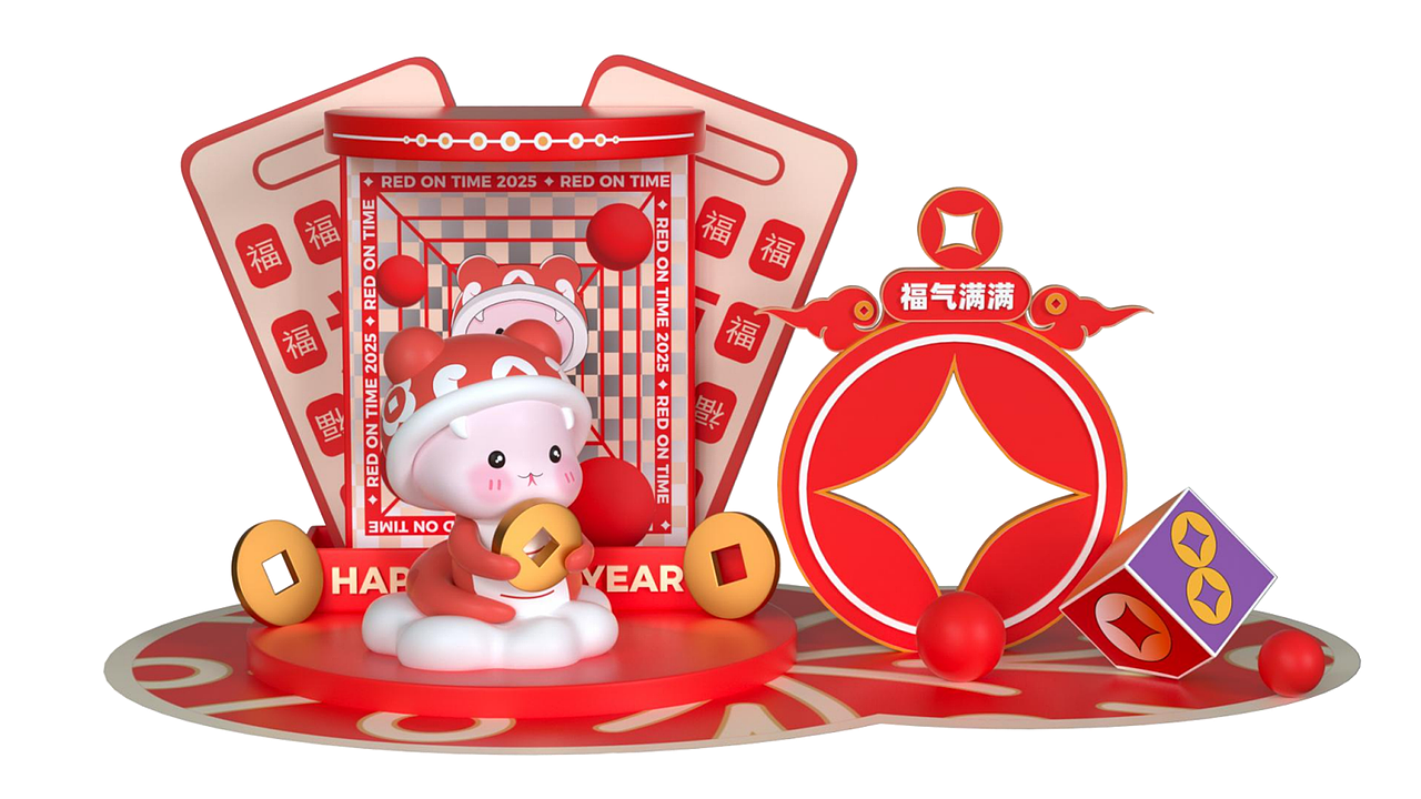 美陈案例-美陈施工图（图ZMzg2ODA0MTA4） - 展陈设计 - 站酷设计师谦沐设计原创素材 - 站酷ZCOOL