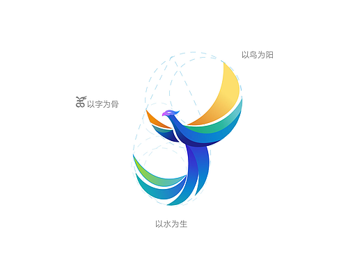 天湖纳木错「藏凤聚水」—— 纳木措神鸟logo的东方哲学与风水密码