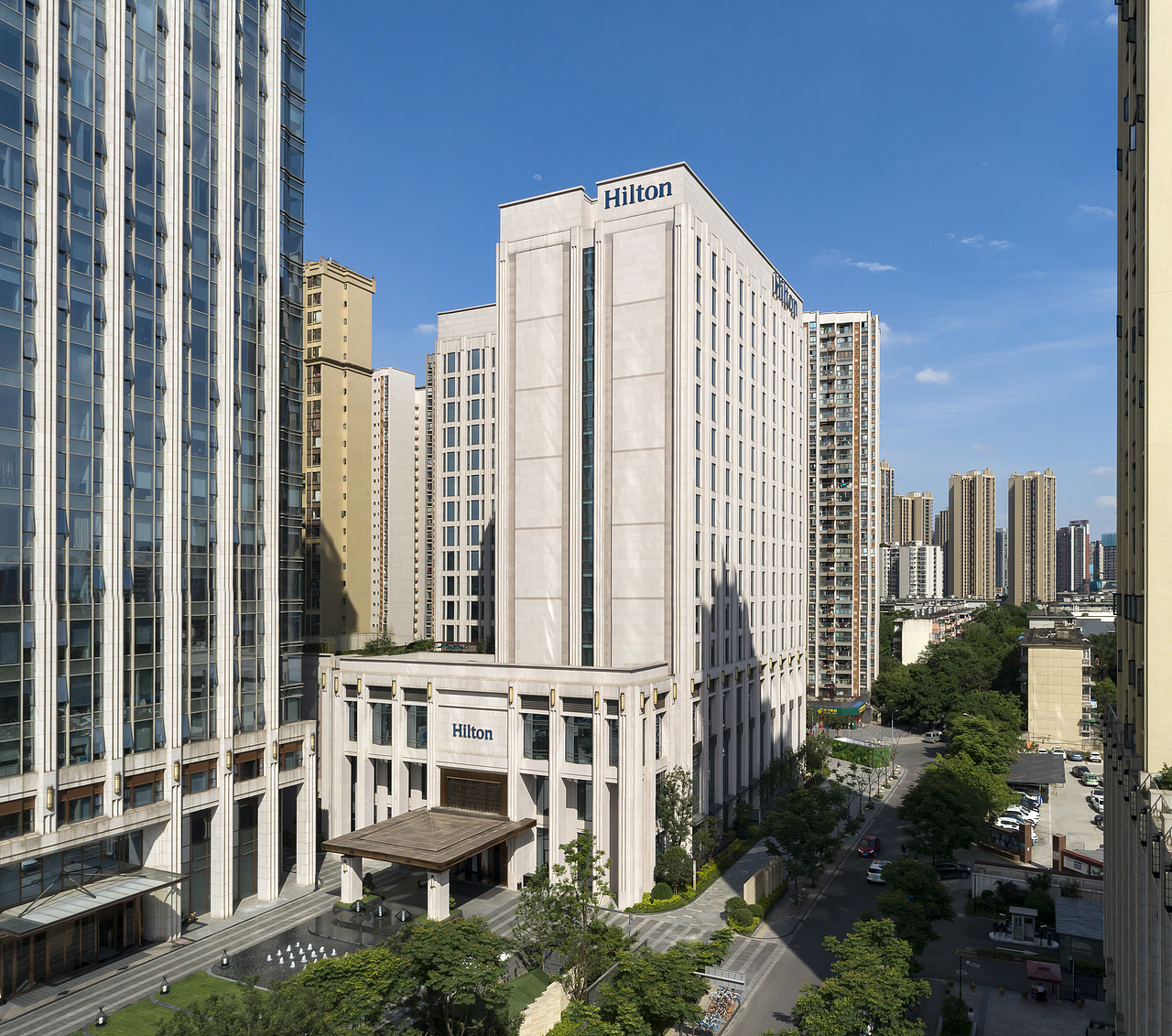 成都协信希尔顿酒店（图ZMzg2ODE4NzUy） - 环境/建筑摄影 - 站酷设计师上灵摄影原创素材 - 站酷ZCOOL