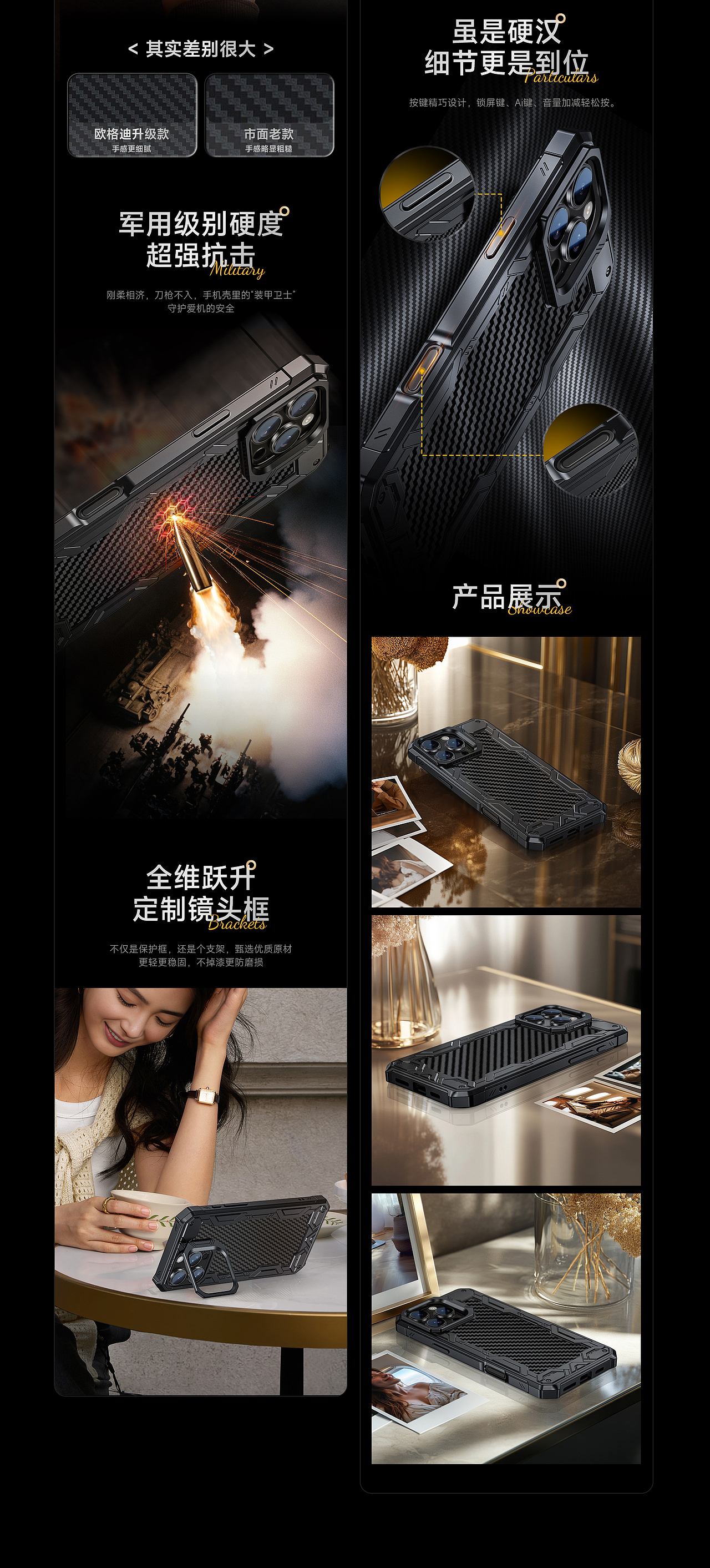 3C手机壳详情主图策划产品后期