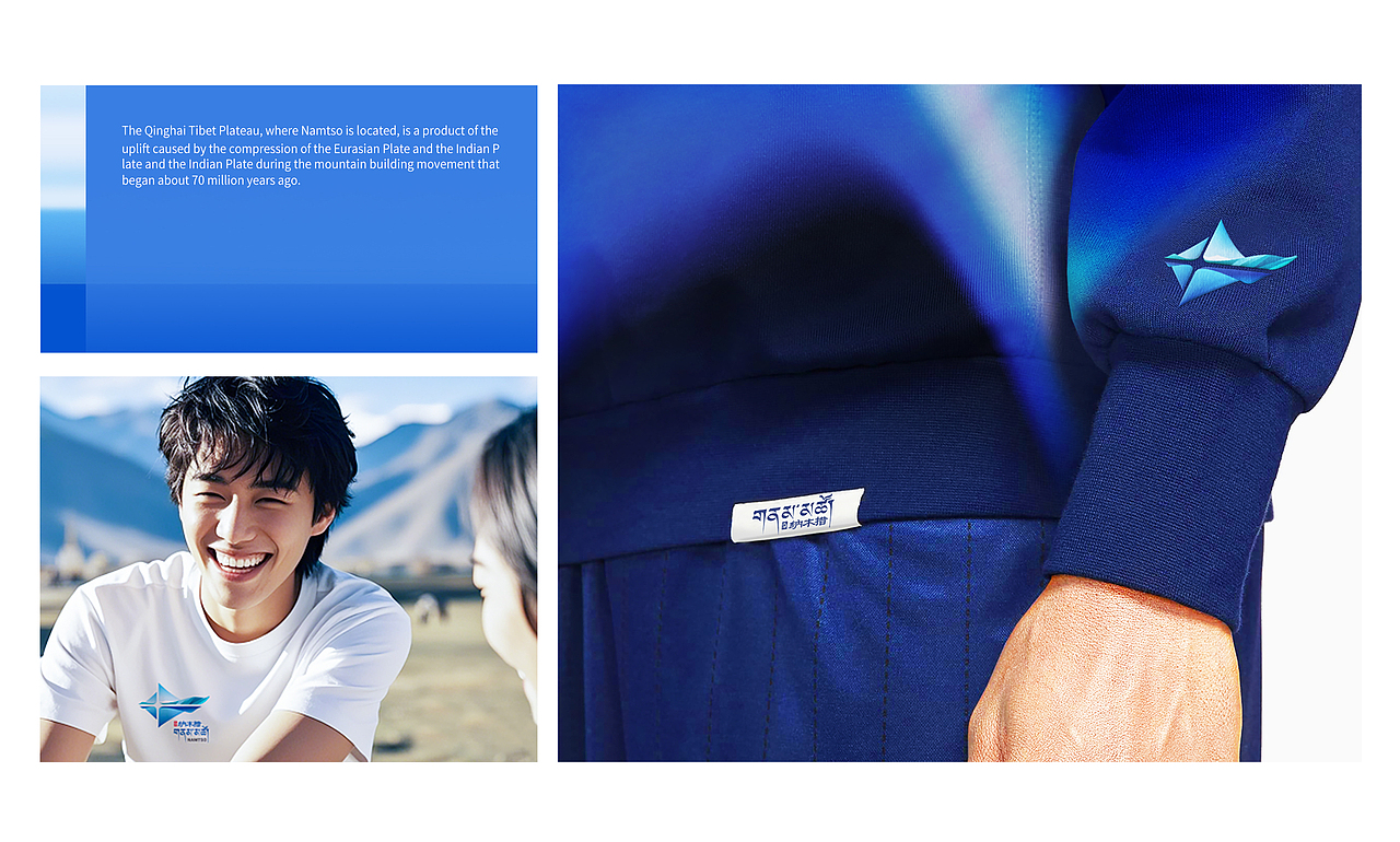 LOGO 景区LOGO设计 西藏纳木措风景区文旅LOGO VI设计