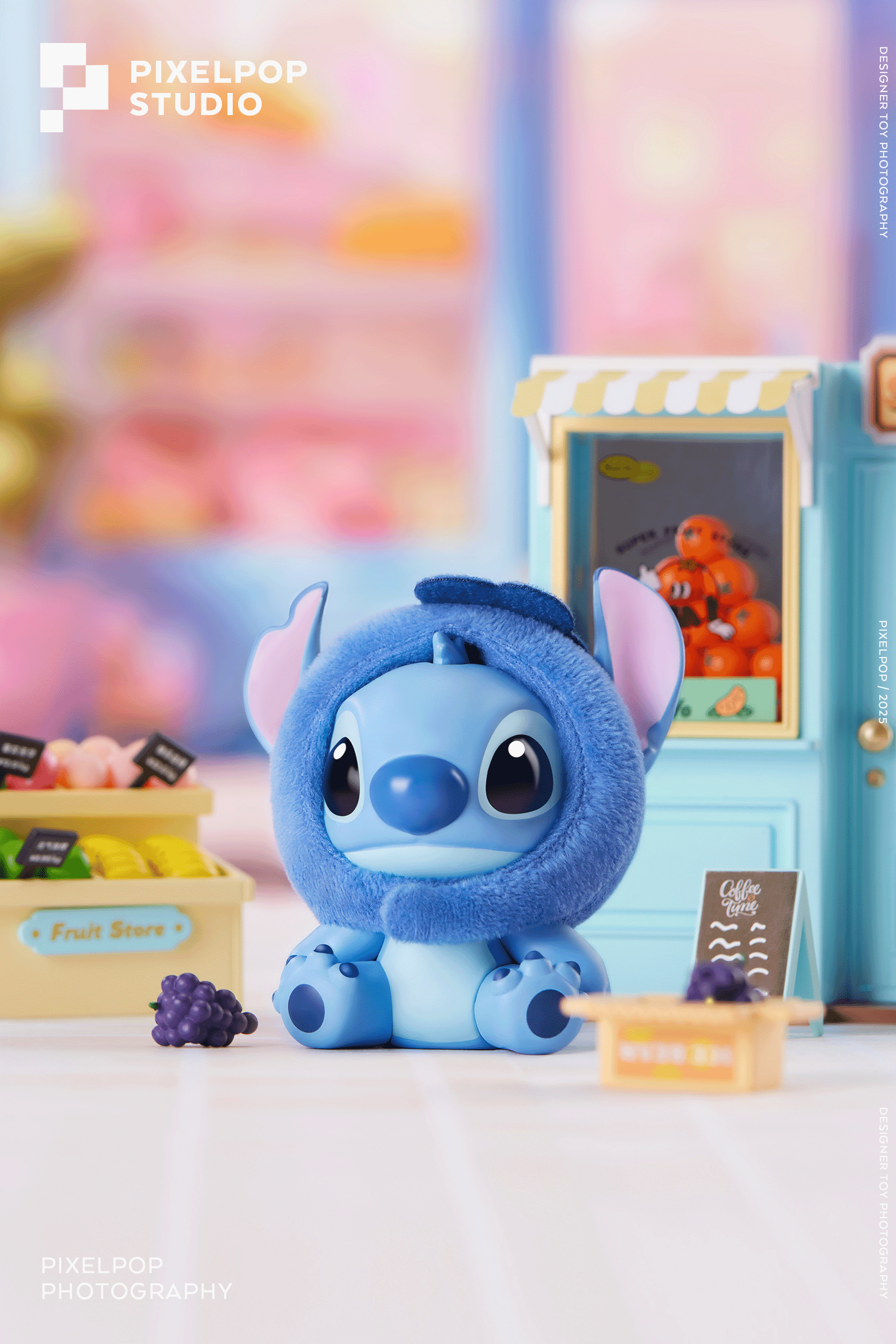 迪士尼水果系列头套-盲盒手办摄影