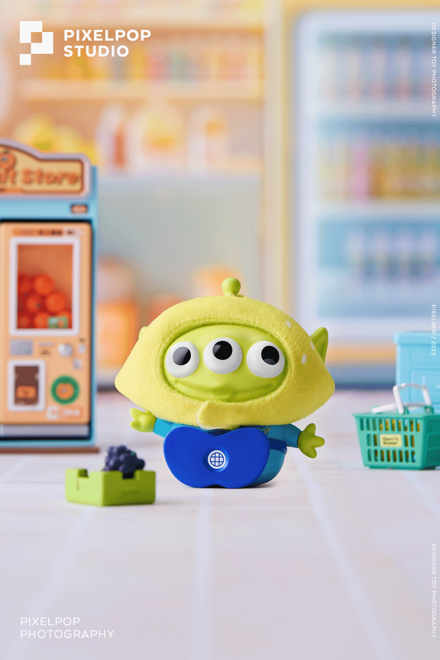 迪士尼水果系列头套-盲盒手办摄影