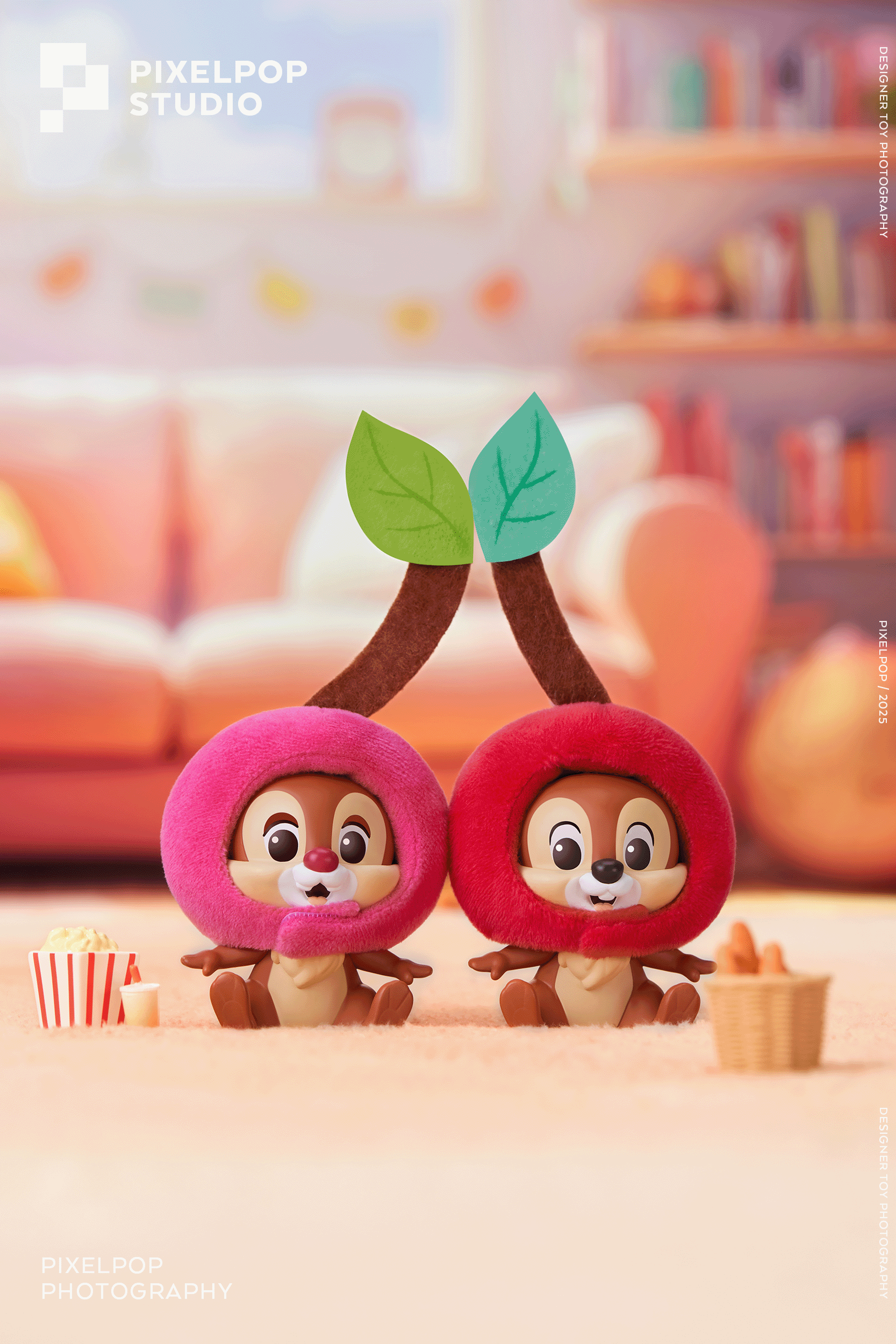 迪士尼水果系列头套-盲盒手办摄影