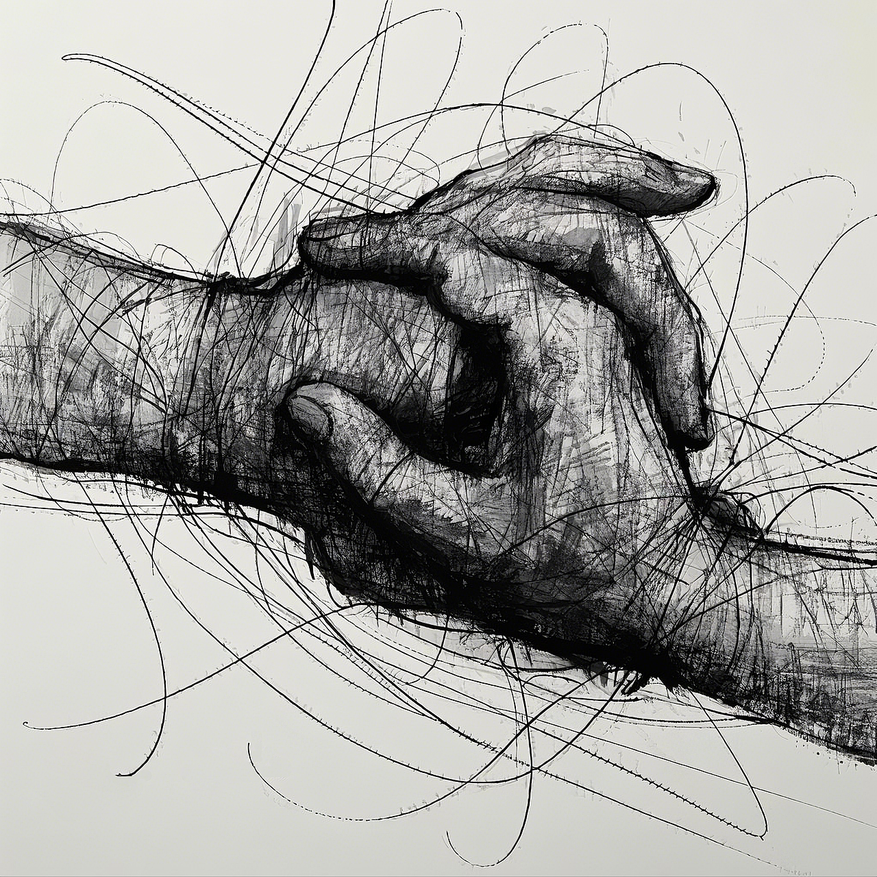 黑白5-创意抽象手