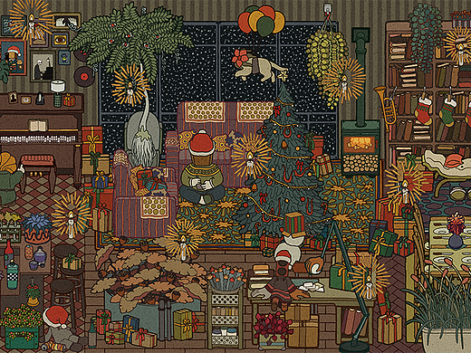 个人动画短片《圣诞节的礼物》