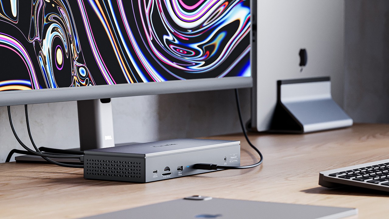 【2025-3月产品渲染图】 雷电4 Docking扩展坞