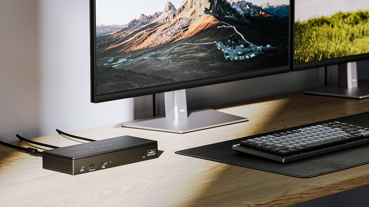 【2025-3月产品渲染图】 雷电4 Docking扩展坞