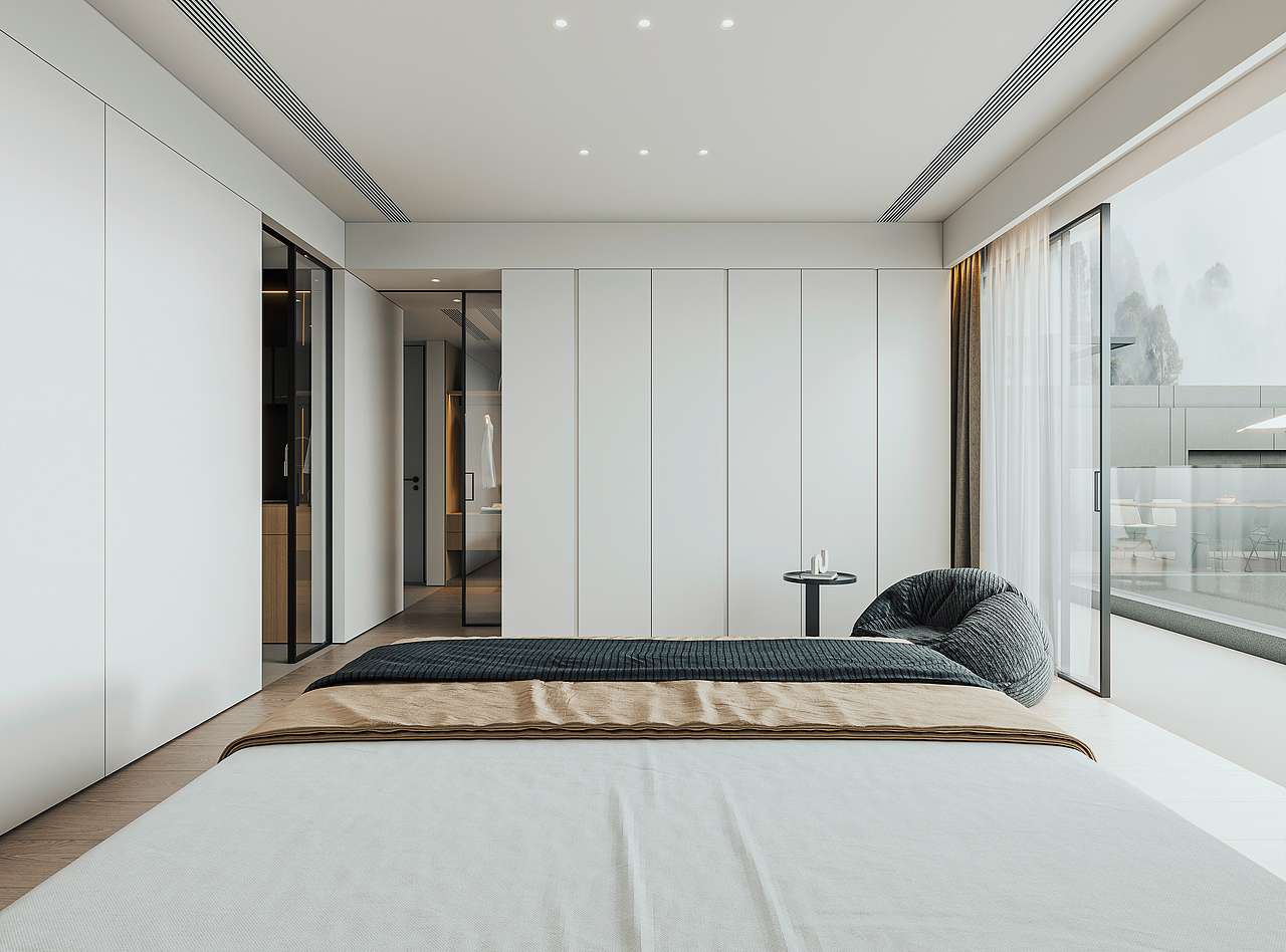 极简主卧室 干净清爽