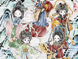 五福临门｜古风少女