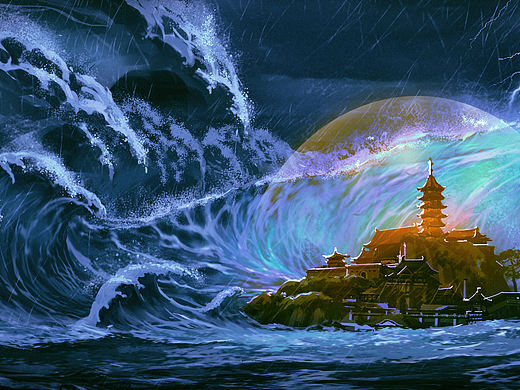 《青蛇劫起》场景概念设计