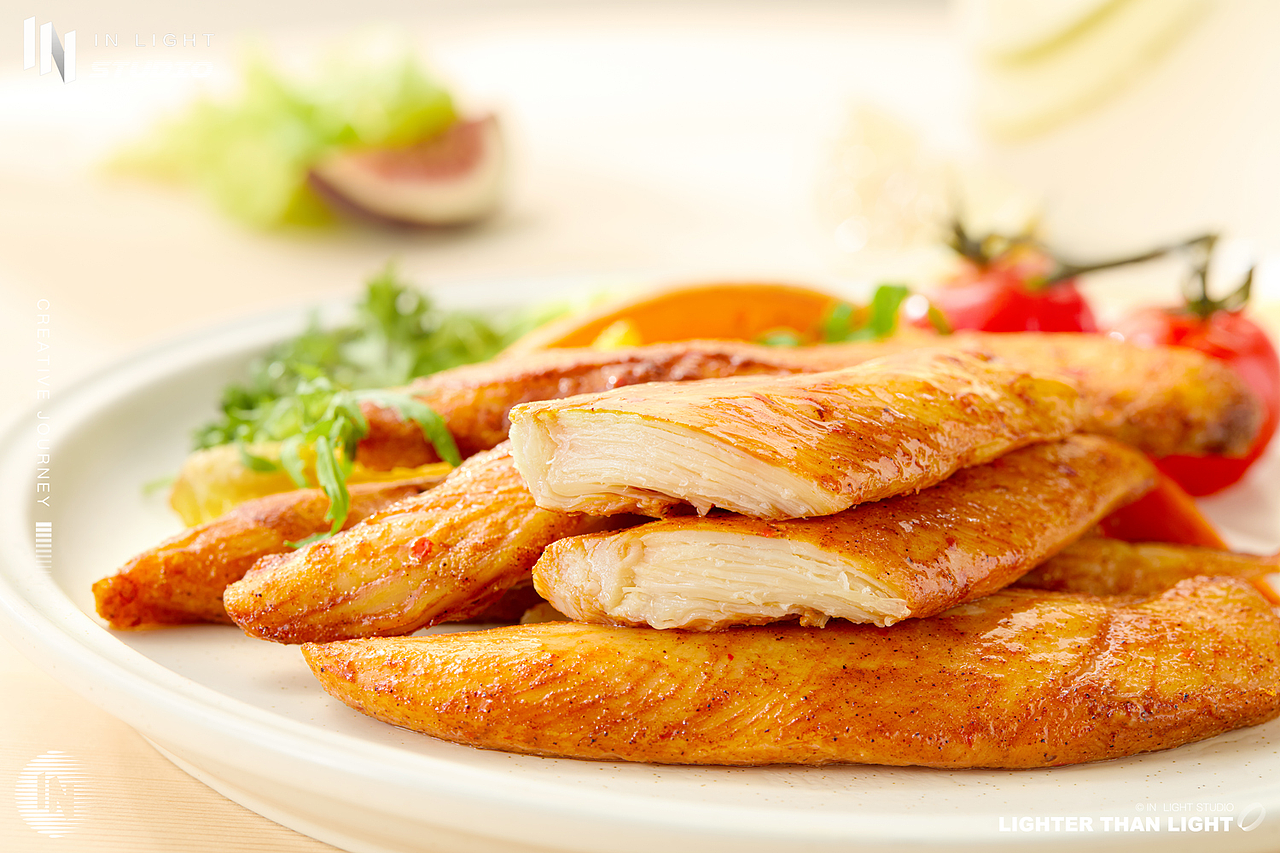 电商详情食品摄影 | 优形小Q鸡胸肉 ✖ IN LIGHT光合