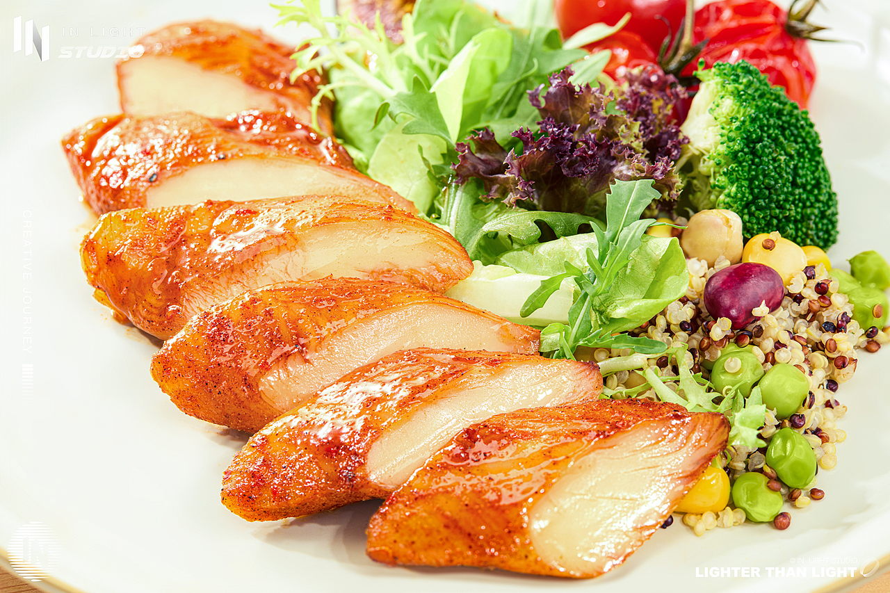 电商详情食品摄影 | 优形小Q鸡胸肉 ✖ IN LIGHT光合