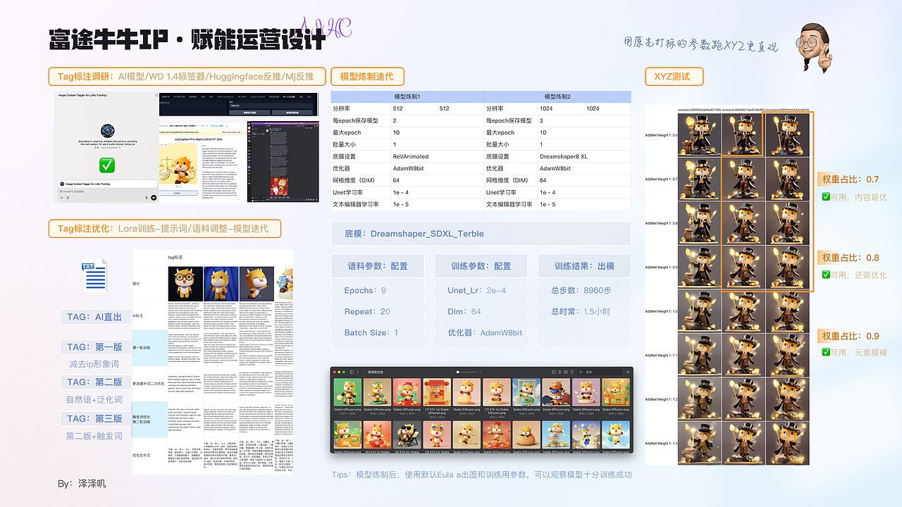 AIGC IP-lora炼制 赋能运营设计（图ZMzg2OTA1MjQ4） - AI作品 - 站酷设计师Chechck泽叽原创素材 - 站酷ZCOOL