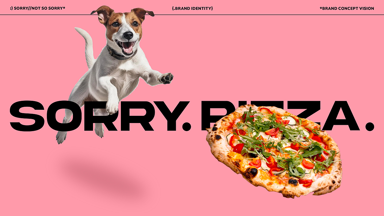 餐饮品牌设计 ｜ SorryPizza披萨（图ZMzg2OTA4NTMy） - 品牌 - 站酷设计师大大胆原创素材 - 站酷ZCOOL
