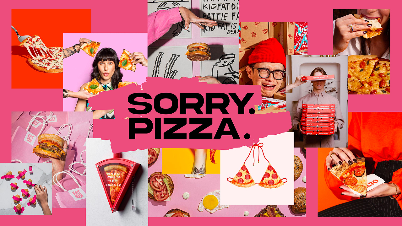 餐饮品牌设计 ｜ SorryPizza披萨（图ZMzg2OTA4NTIw） - 品牌 - 站酷设计师大大胆原创素材 - 站酷ZCOOL