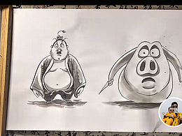 手绘哪吒2全部角色