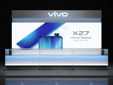 vivo专区形象4.0丨展架设计丨道具设计丨POSM