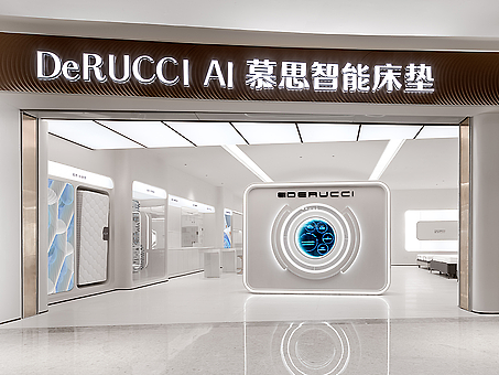慕思DeRUCCI AI床垫零售终端2.0 | 门店设计 | 店面