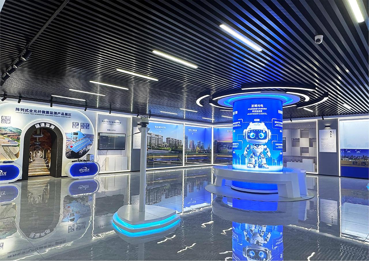 安徽至博光电唐山展厅 x 金箭标识 | 展厅设计（图ZMzg2OTMyNDg4） - 建筑/空间 - 站酷设计师郝卿金箭标识原创素材 - 站酷ZCOOL